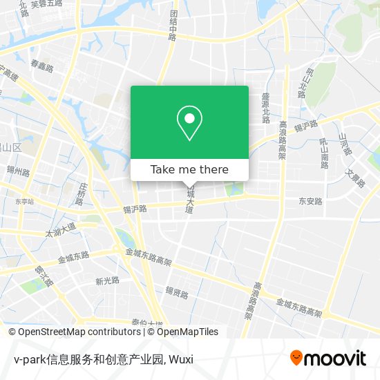 v-park信息服务和创意产业园 map