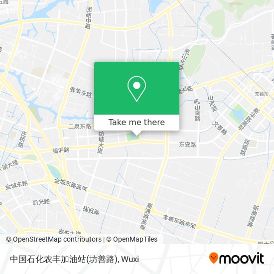 中国石化农丰加油站(坊善路) map