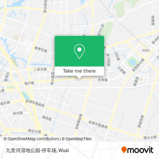 九里河湿地公园-停车场 map
