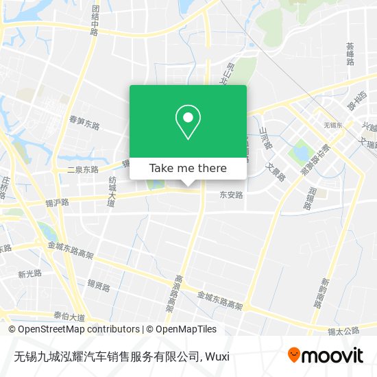 无锡九城泓耀汽车销售服务有限公司 map