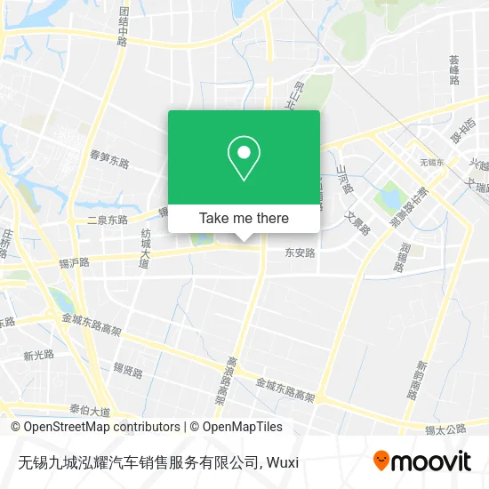 无锡九城泓耀汽车销售服务有限公司 map