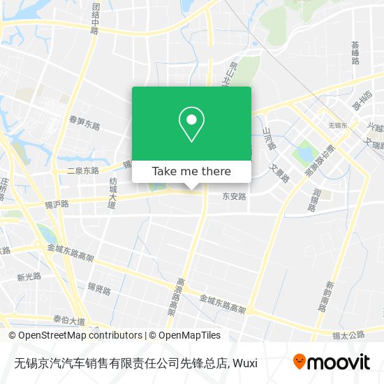 无锡京汽汽车销售有限责任公司先锋总店 map