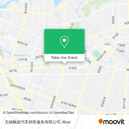 无锡畅途汽车销售服务有限公司 map
