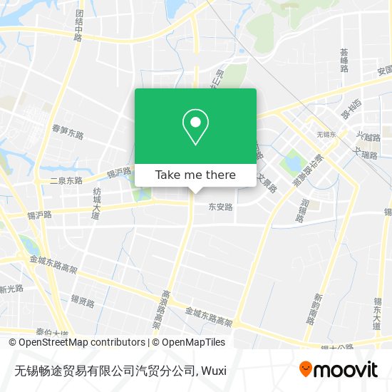 无锡畅途贸易有限公司汽贸分公司 map