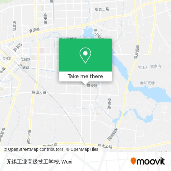 无锡工业高级技工学校 map