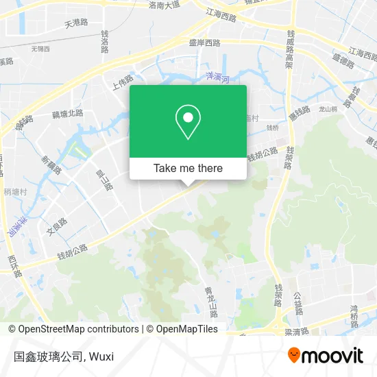 国鑫玻璃公司 map