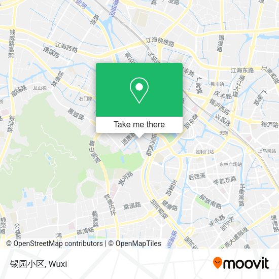 锡园小区 map