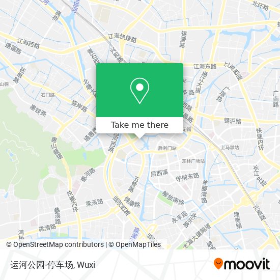 运河公园-停车场 map