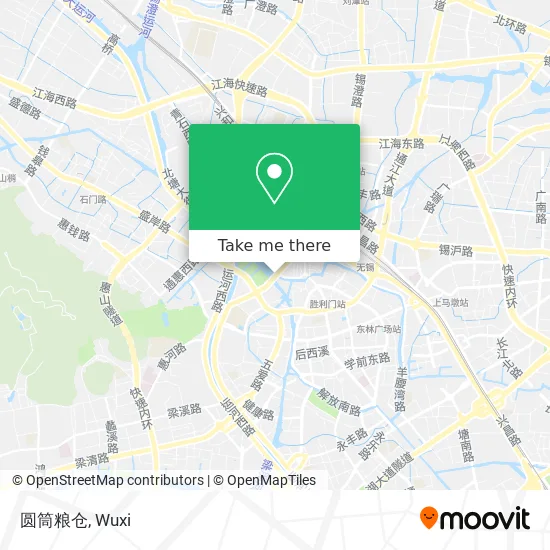 圆筒粮仓 map