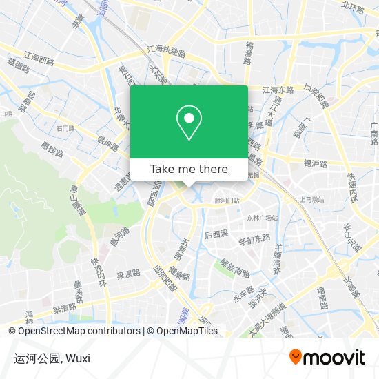 运河公园 map