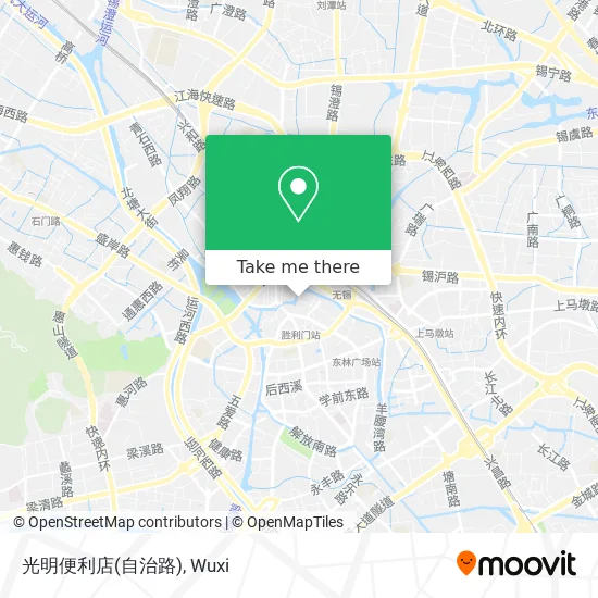 光明便利店(自治路) map