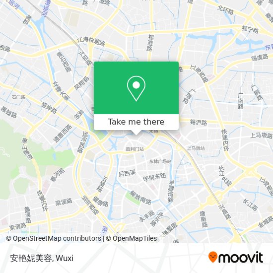 安艳妮美容 map