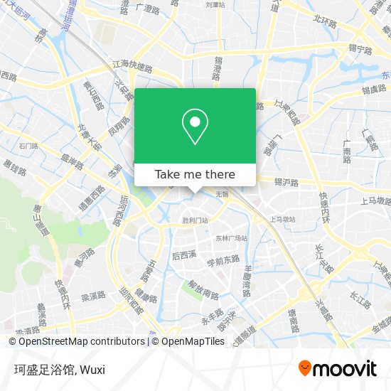 珂盛足浴馆 map