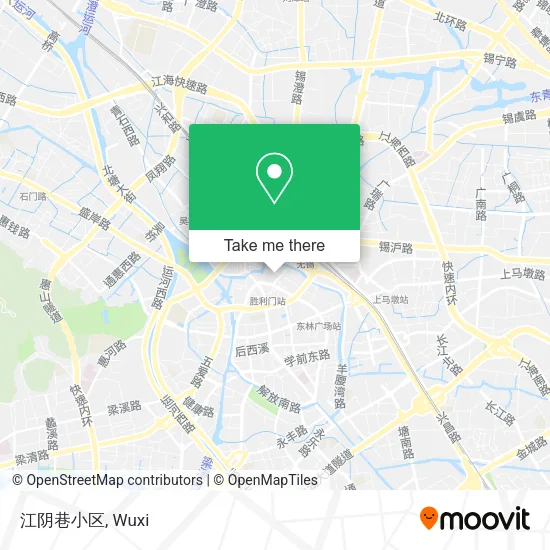 江阴巷小区 map