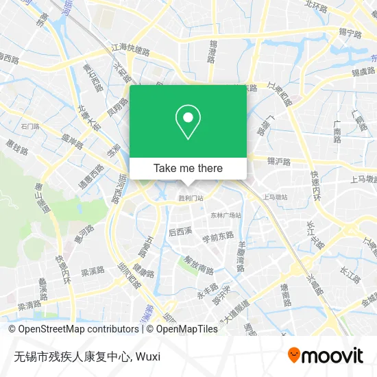 无锡市残疾人康复中心 map