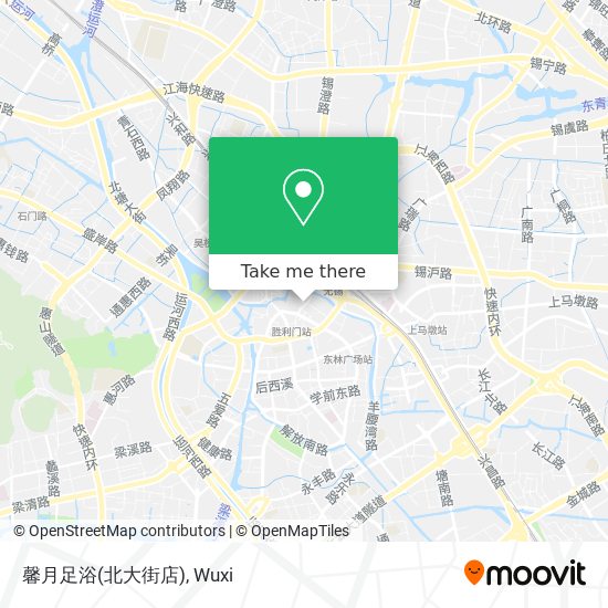 馨月足浴(北大街店) map