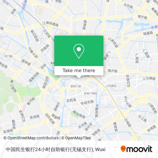 中国民生银行24小时自助银行(无锡支行) map
