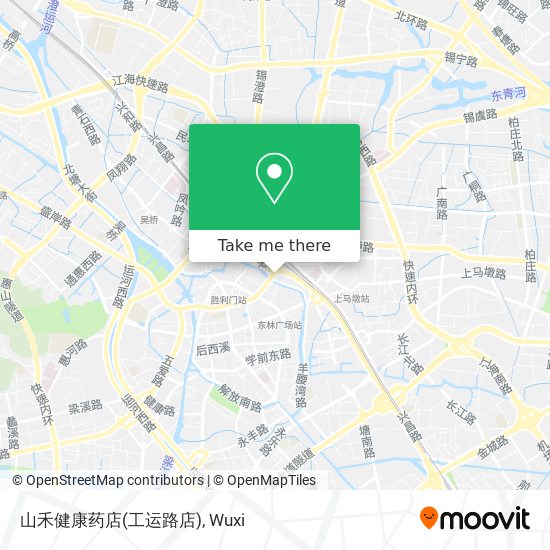 山禾健康药店(工运路店) map