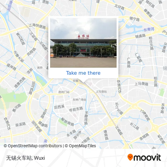 无锡火车站 map