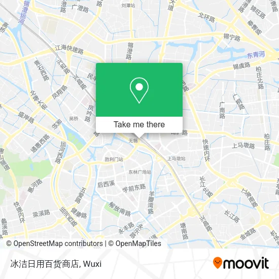 冰洁日用百货商店 map