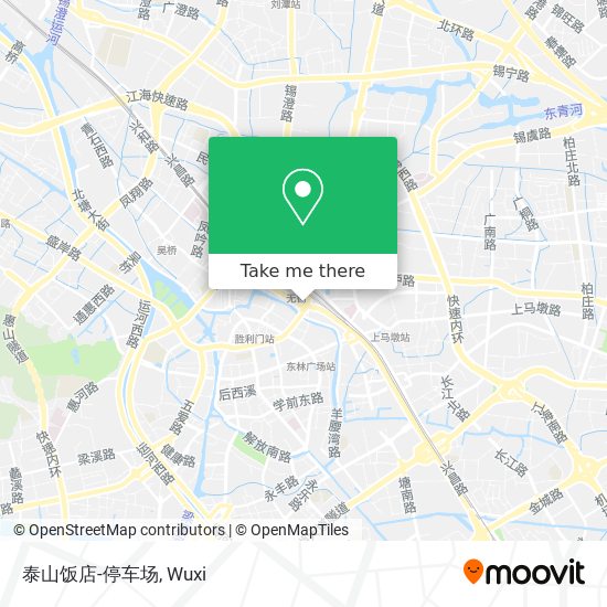 泰山饭店-停车场 map