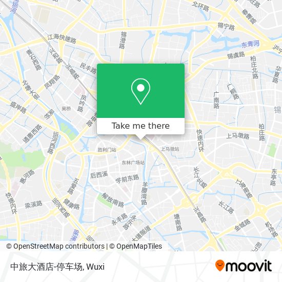 中旅大酒店-停车场 map