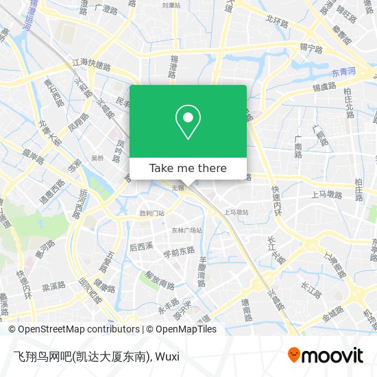 飞翔鸟网吧(凯达大厦东南) map
