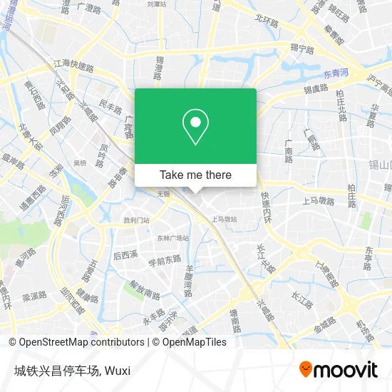 城铁兴昌停车场 map