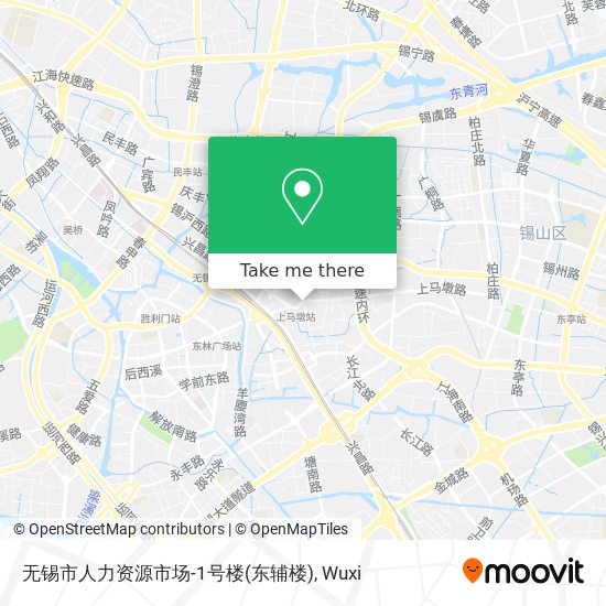 无锡市人力资源市场-1号楼(东辅楼) map