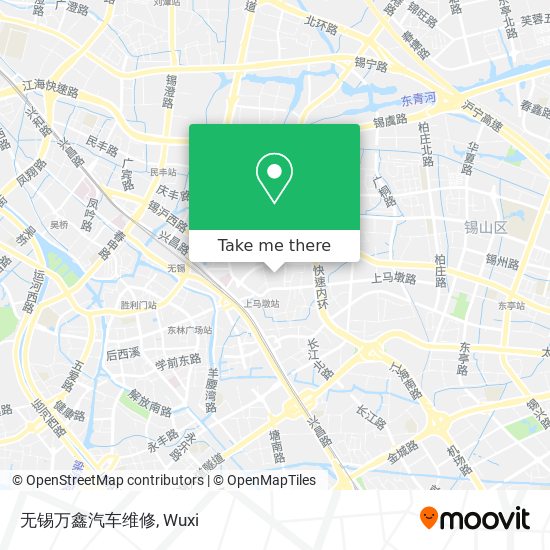 无锡万鑫汽车维修 map