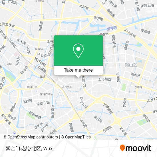 紫金门花苑-北区 map