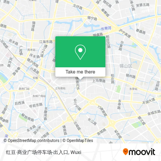 红豆·商业广场停车场-出入口 map