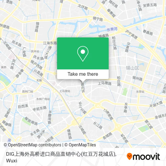 DIG上海外高桥进口商品直销中心(红豆万花城店) map