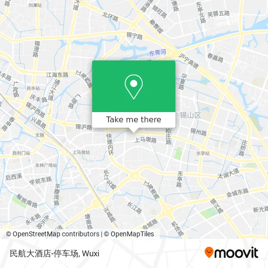 民航大酒店-停车场 map