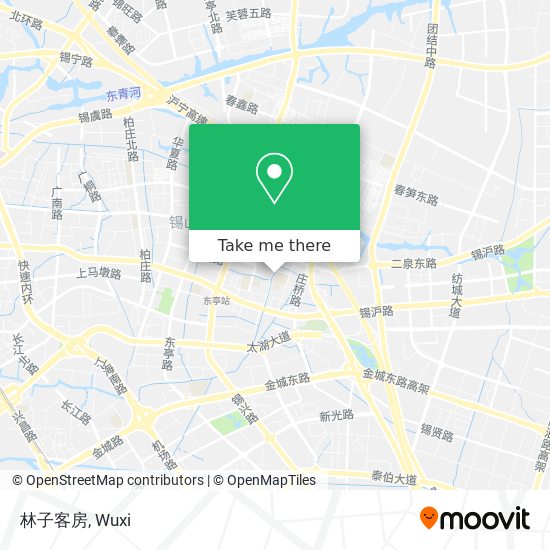 林子客房 map