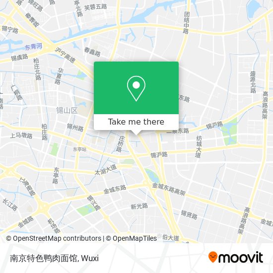 南京特色鸭肉面馆 map