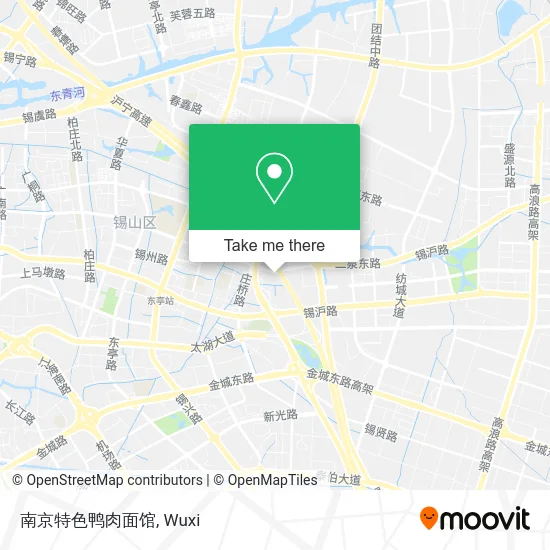 南京特色鸭肉面馆 map