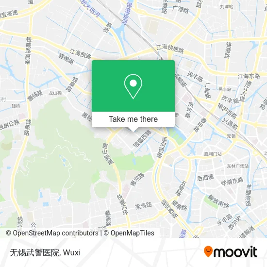 无锡武警医院 map