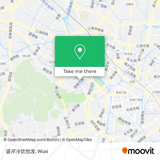盛岸冷饮批发 map