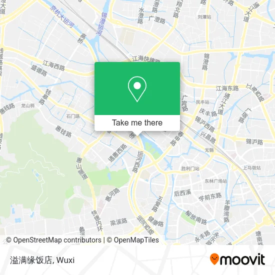 溢满缘饭店 map