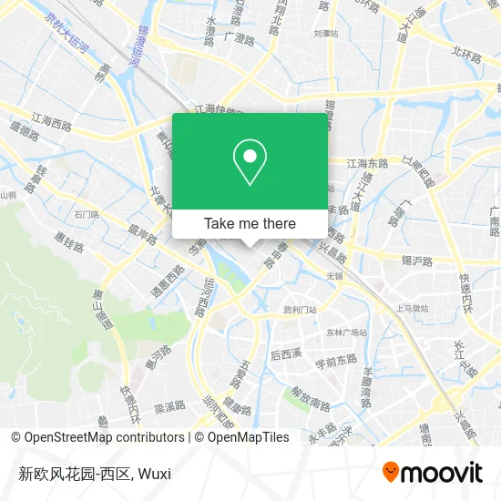 新欧风花园-西区 map