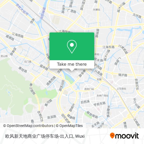 欧风新天地商业广场停车场-出入口 map