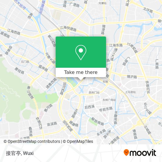 接官亭 map