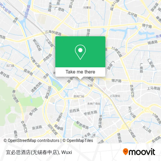 宜必思酒店(无锡春申店) map