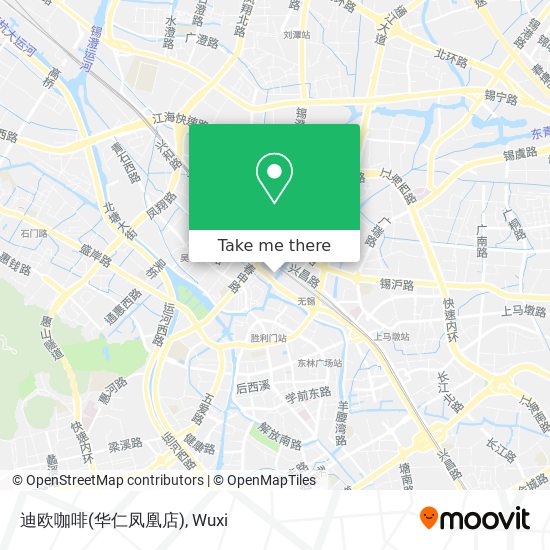 迪欧咖啡(华仁凤凰店) map