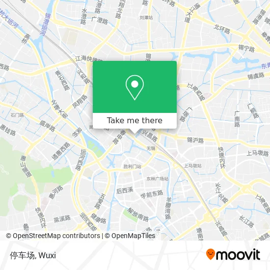 停车场 map