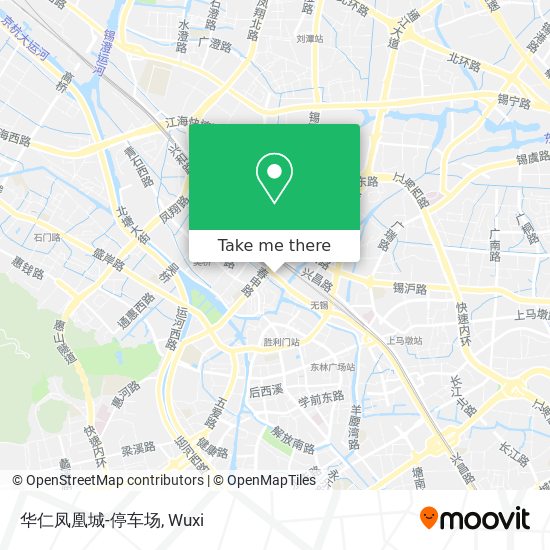 华仁凤凰城-停车场 map