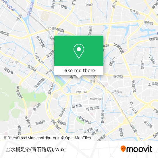 金水桶足浴(青石路店) map