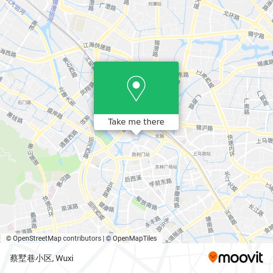 蔡墅巷小区 map