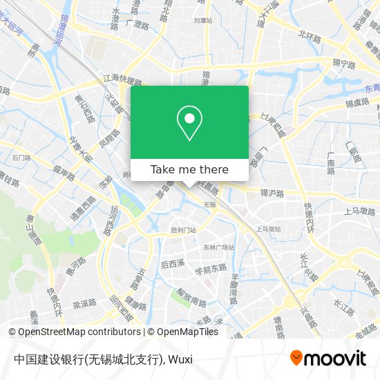 中国建设银行(无锡城北支行) map